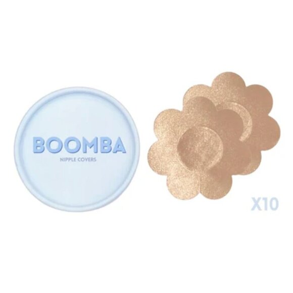 NWT Boomba Satin Nipple Covers 3 in. - Color Light - 10 Pairs - One Time Use - Picture 6 of 7